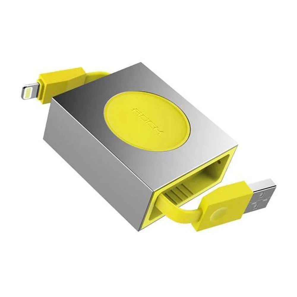 Retractable USB Cable for iPhone 8 | 7 | 6 | 5 - Compact USB Cable Without Getting Tangled