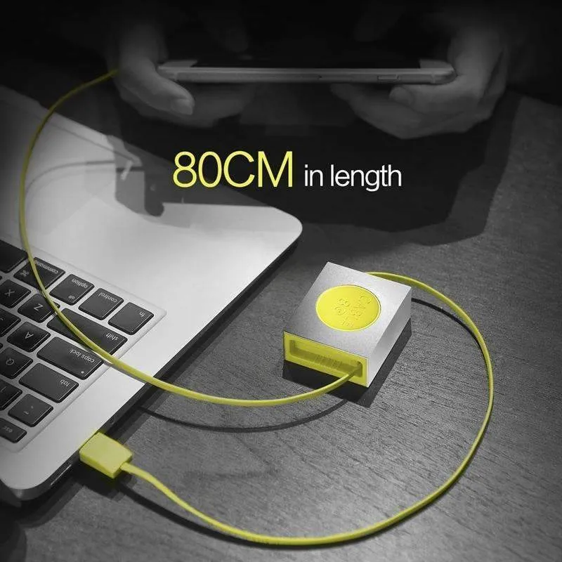 Retractable USB Cable for iPhone 8 | 7 | 6 | 5 - Compact USB Cable Without Getting Tangled