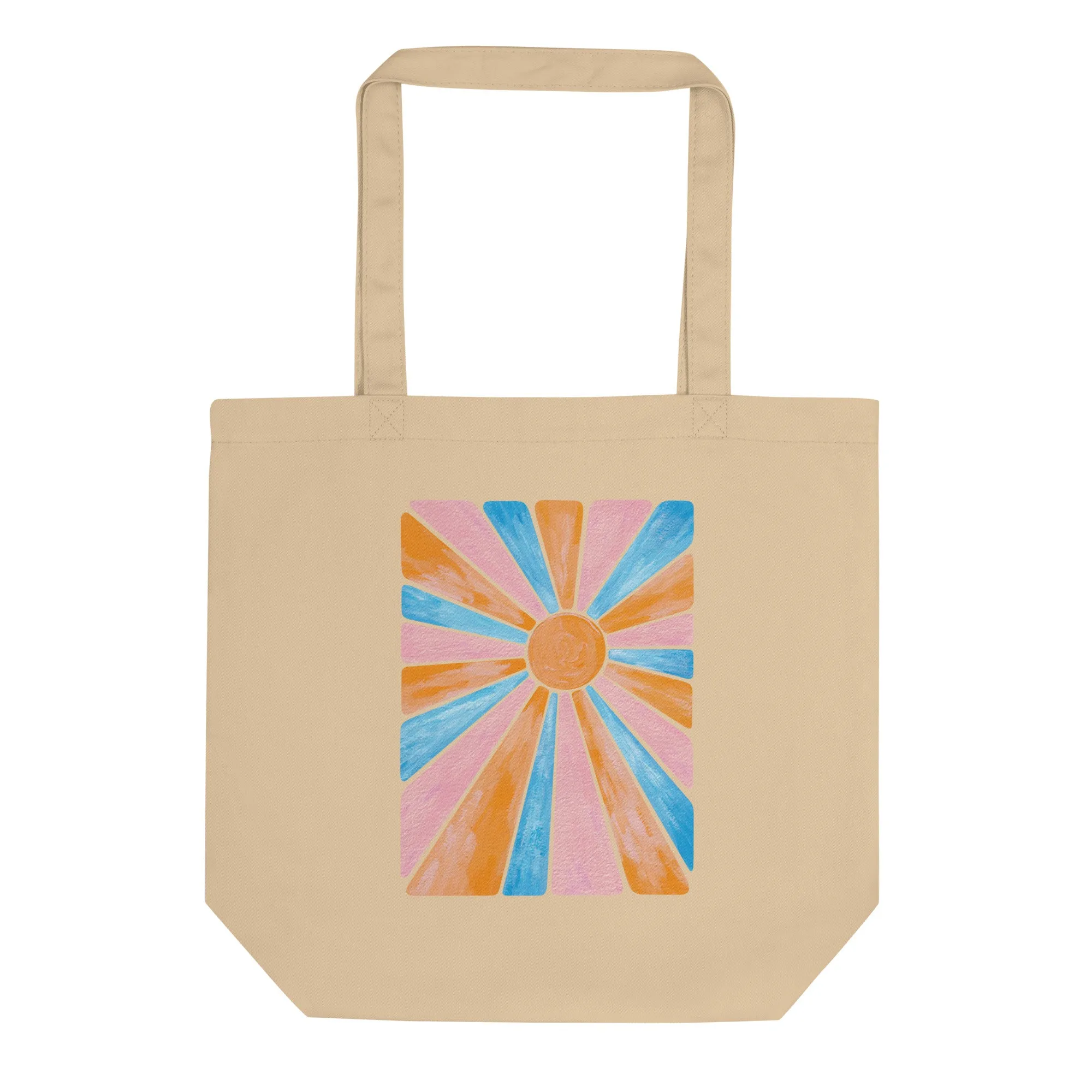 Retro Rainbow Sun - Eco Tote Bag
