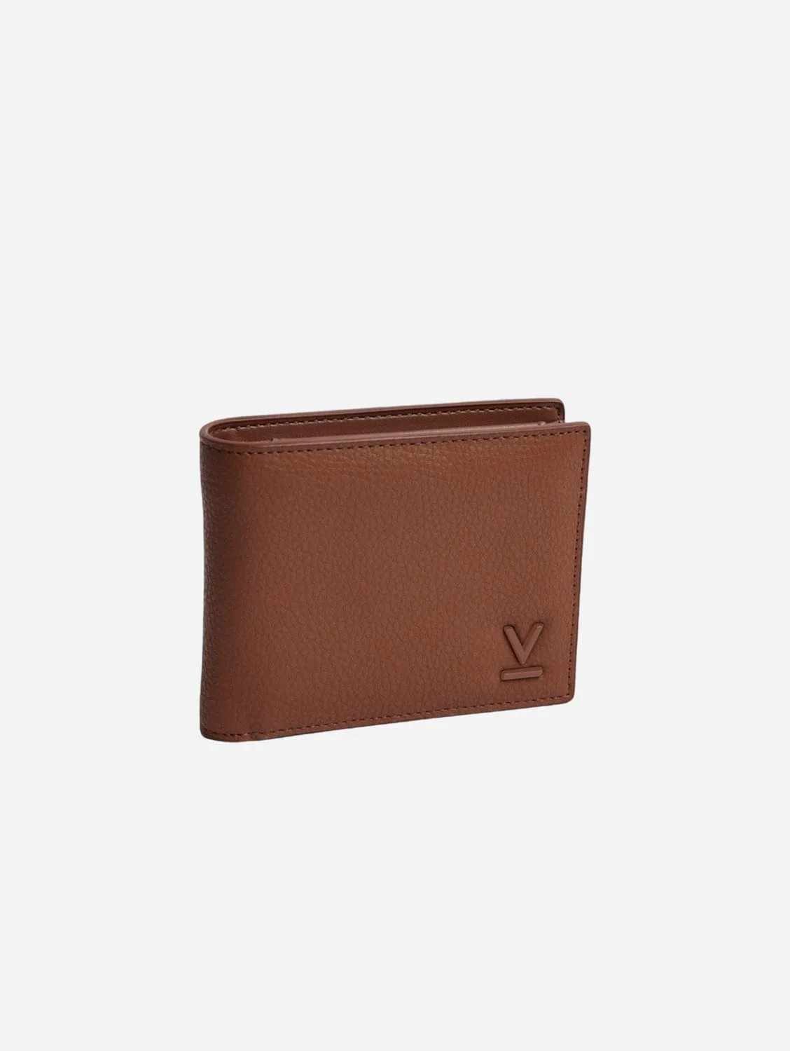 Reuben Vegan Bio-Based Bamboo Coin Wallet | Brown