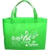 Reusable Music Staff Go Green Tote Bag