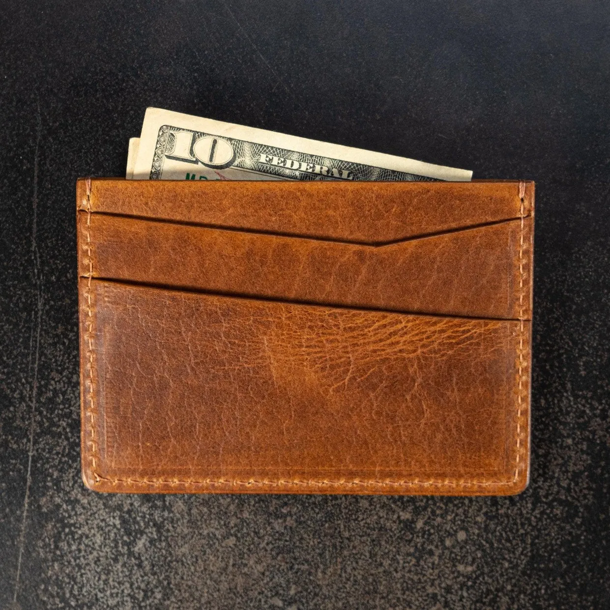Revival Cycles Van Horn Card Wallet - Tan