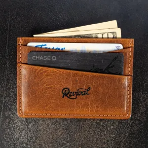 Revival Cycles Van Horn Card Wallet - Tan