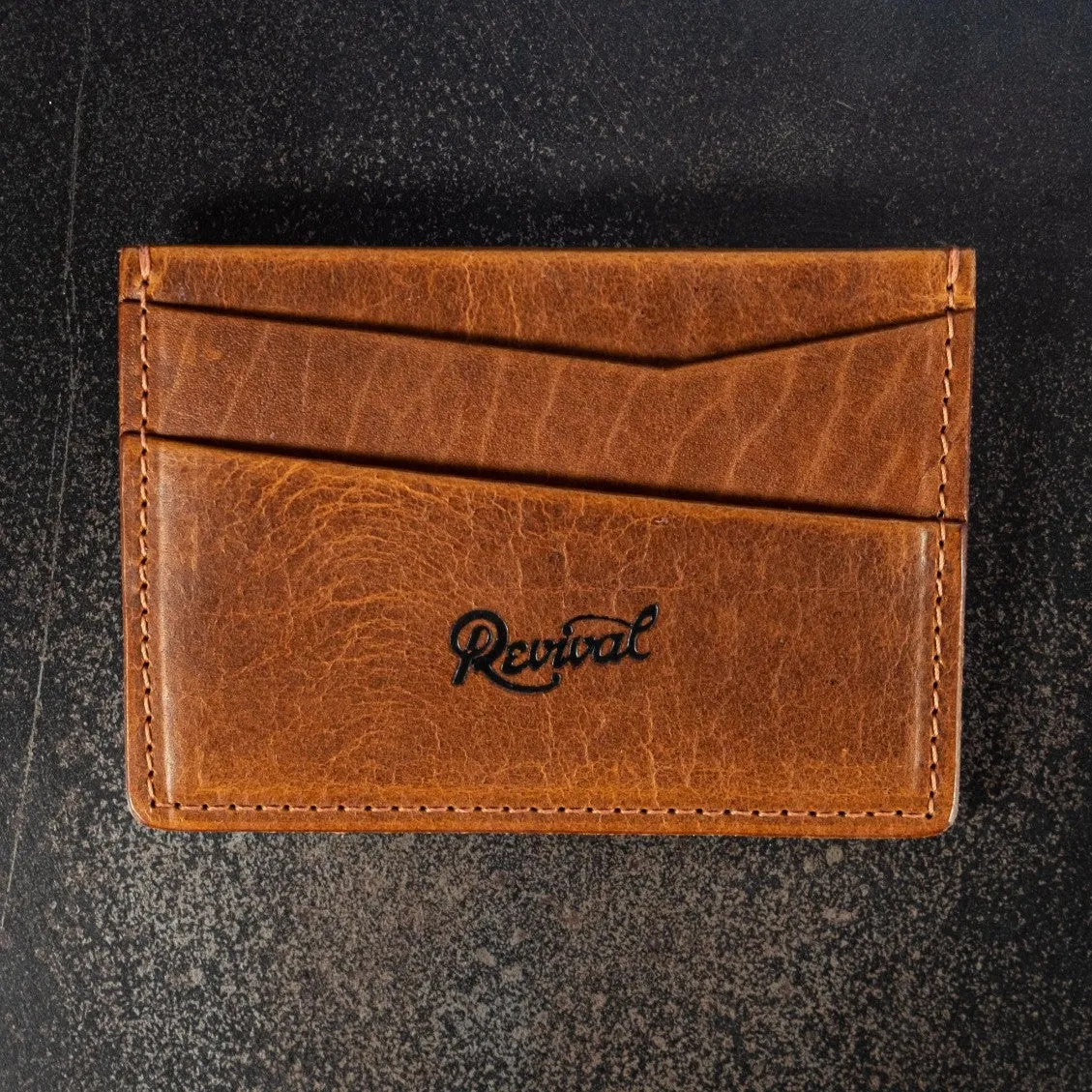 Revival Cycles Van Horn Card Wallet - Tan
