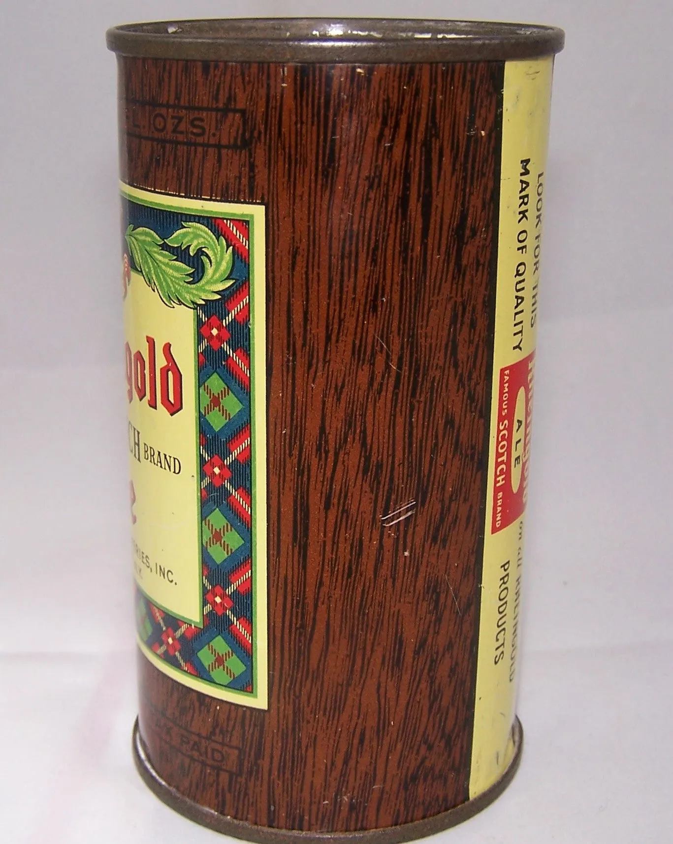 Rheingold Scotch Ale (IRTP) Single face, USBC 123-25, Grade 1/1 