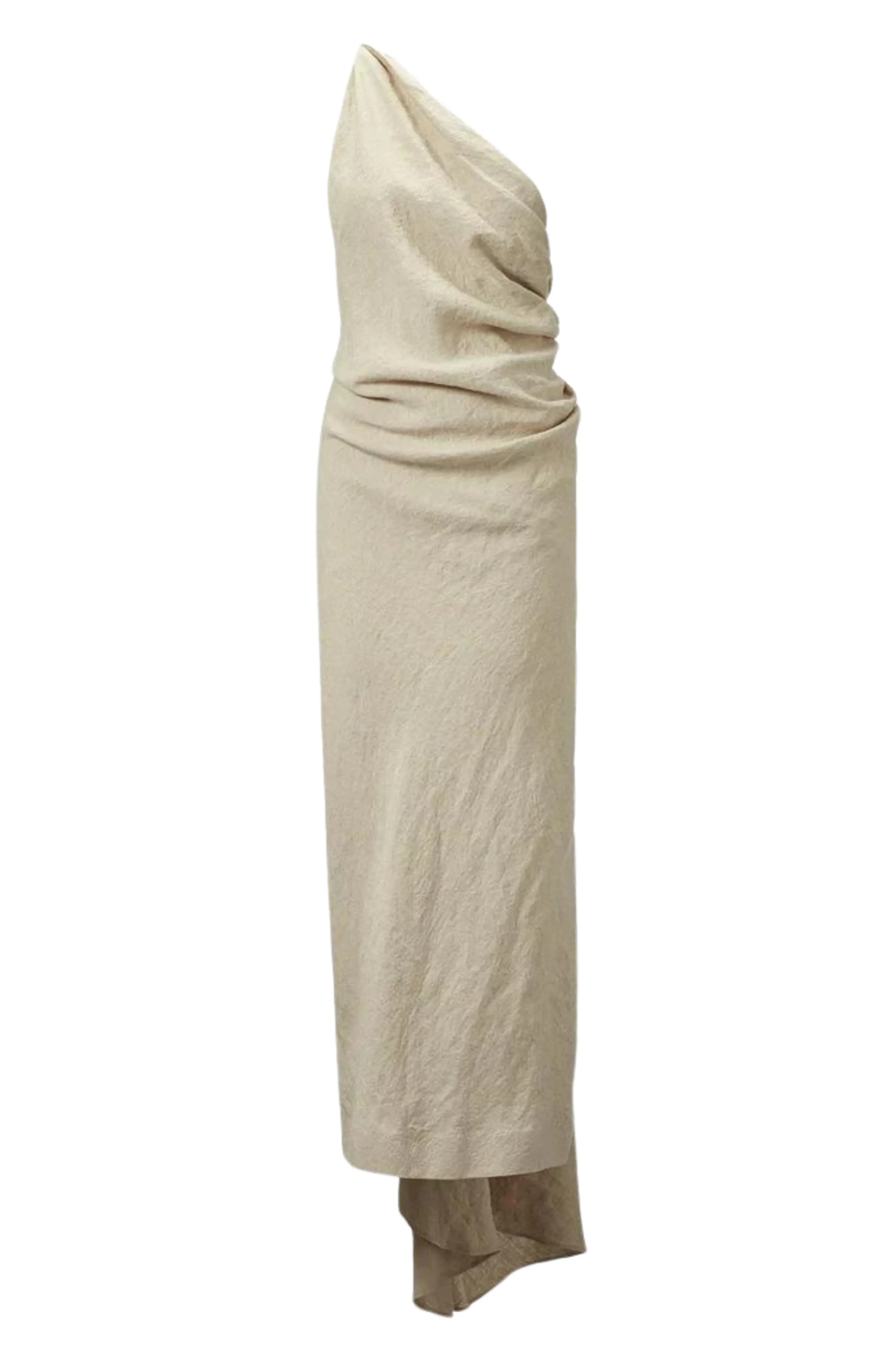 Riya One Shoulder Linen Dress