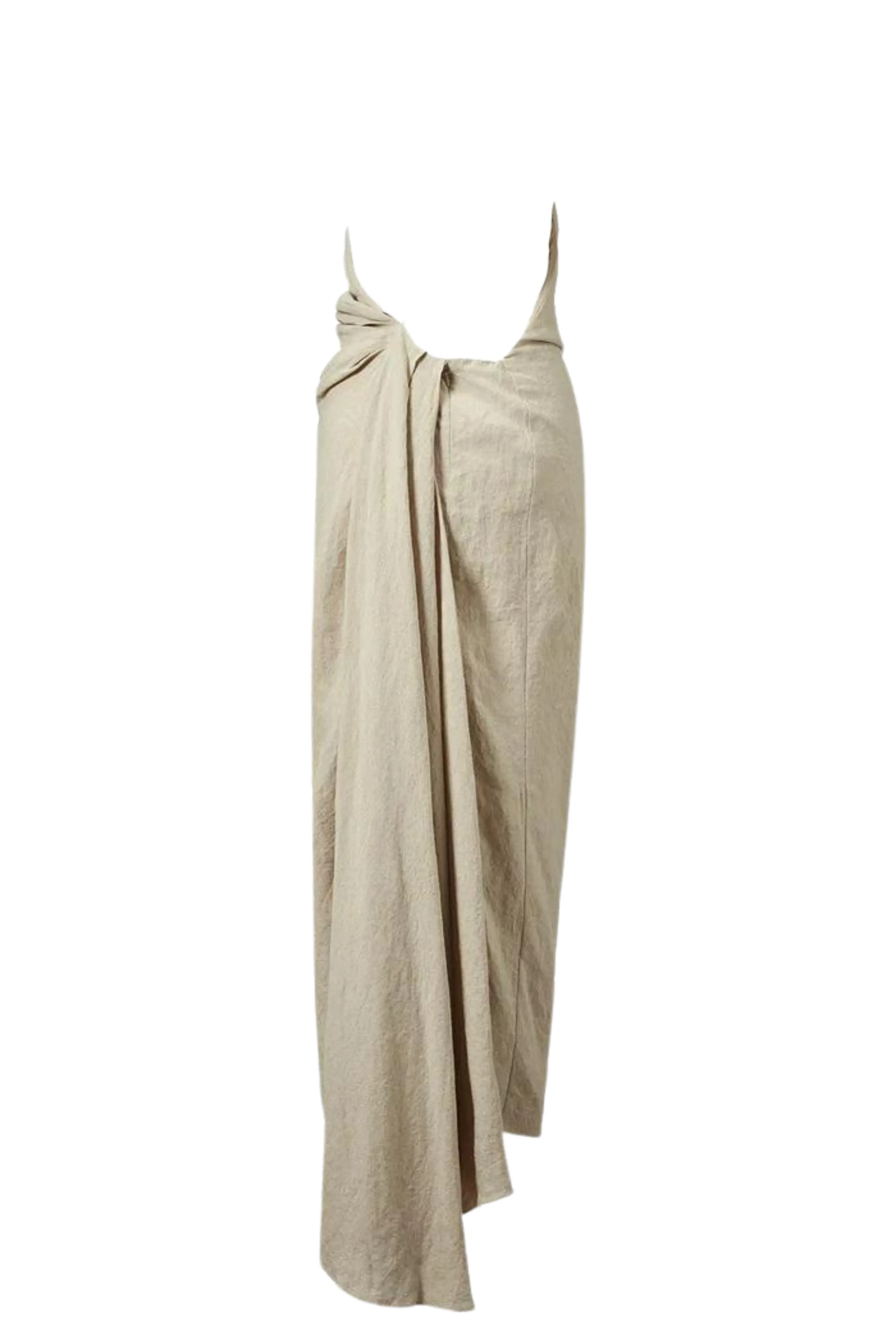 Riya One Shoulder Linen Dress