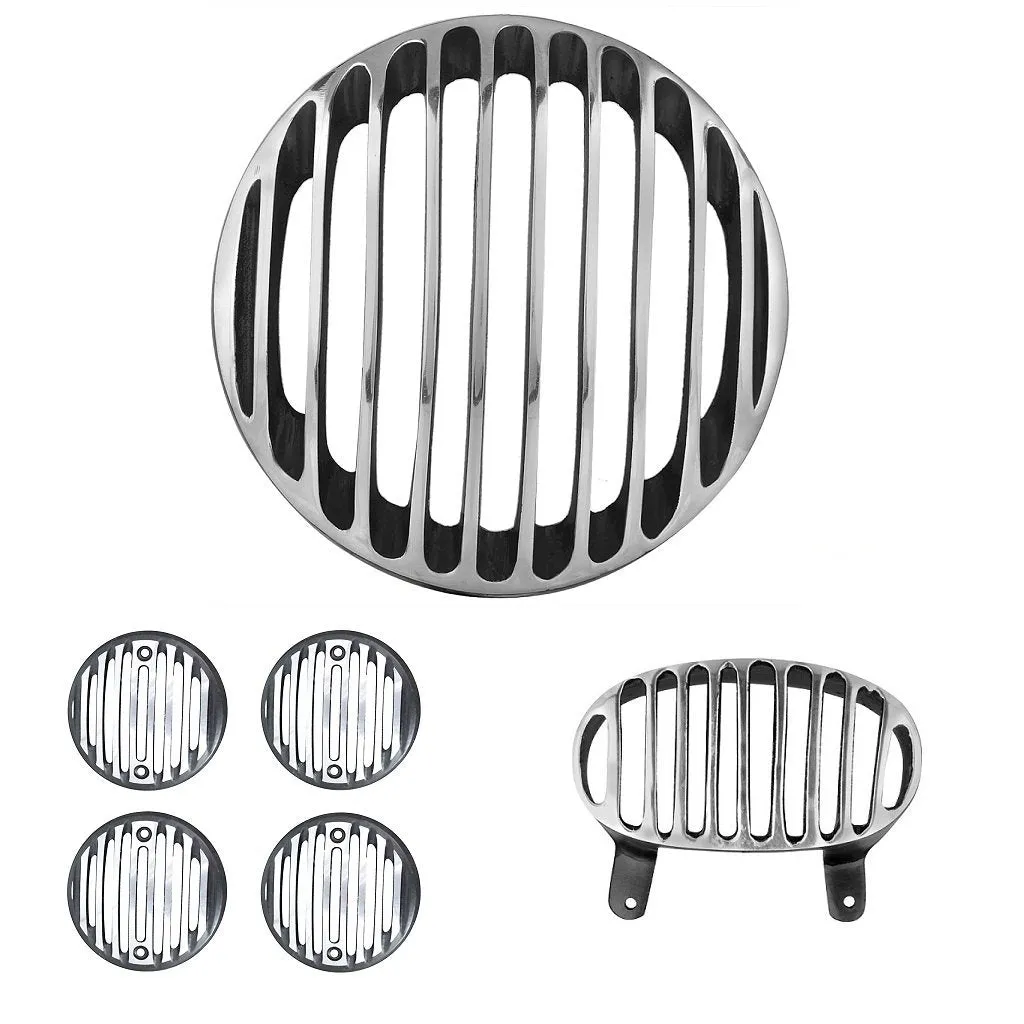 R.J.VON Headlight,Tail,Indicator Grill For Bajaj Avenger Street 150/220/ Cruise 150/220