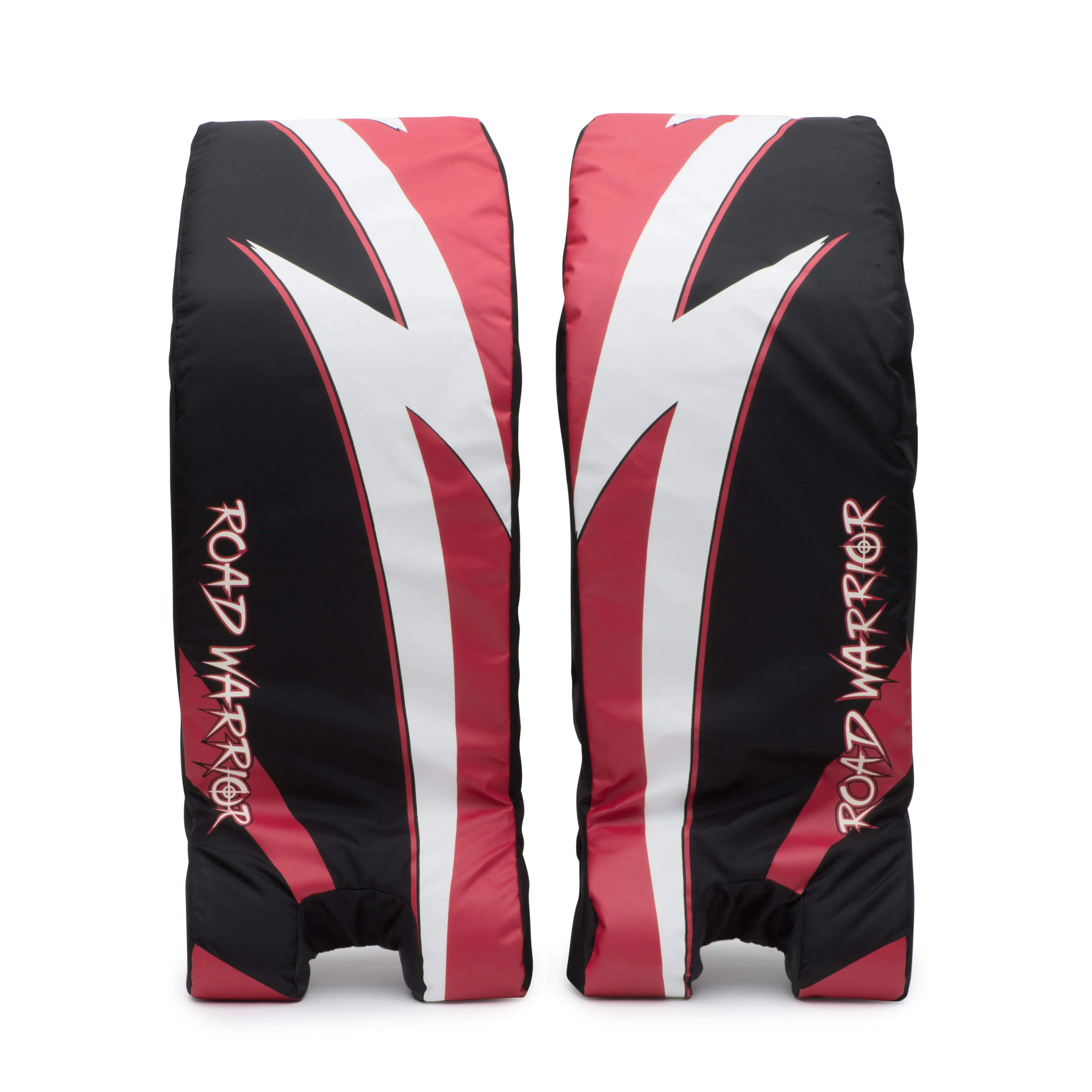 Road Warrior 27" Red/Black/White Goalie Pad Set - RG