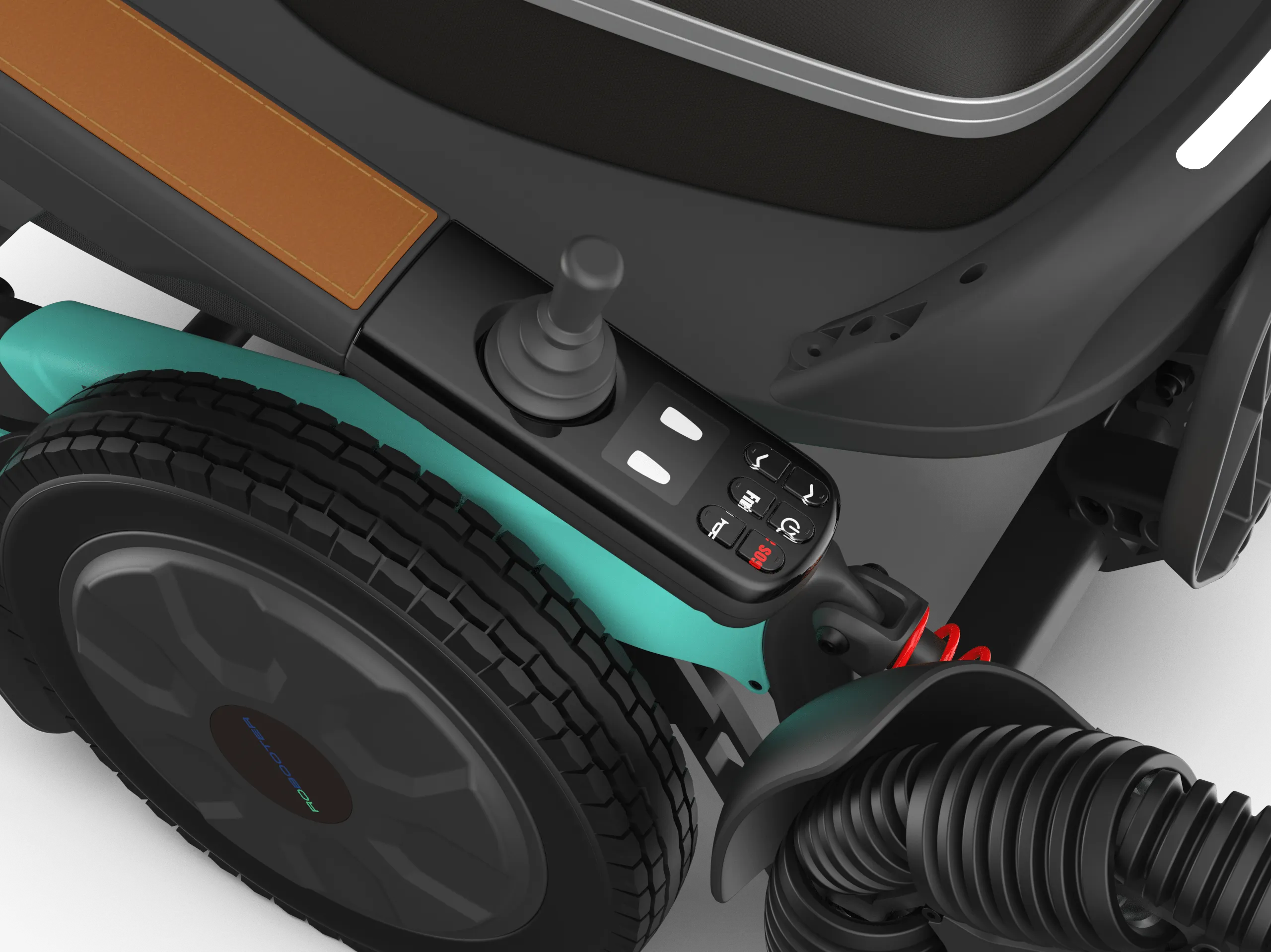 Robooter E60 Pro All Terrain Smart Powerchair w/ Omni-Directional Wheels