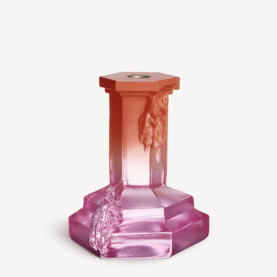 Rocky Baroque Candle Stick - Spicy Rose
