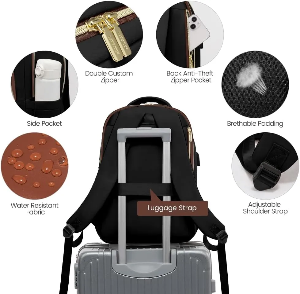 Rounded Corner Laptop Backpack, 15.6" 17.3"（US only）