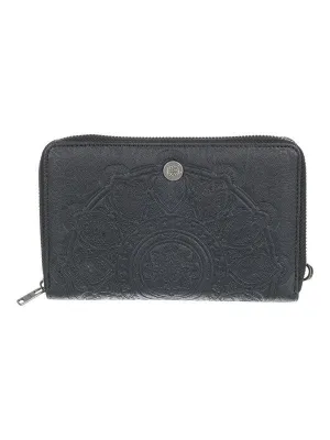 Roxy Womens Back In Brooklyn Zip-Around Wallet - Anthracite