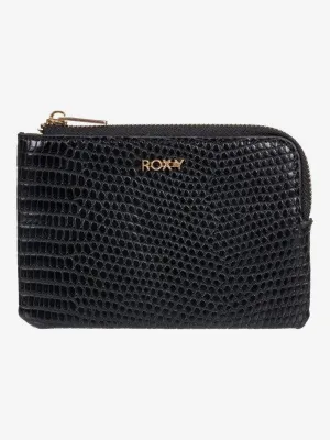 Roxy Womens Really Happy Zip-Around Wallet - Anthracite