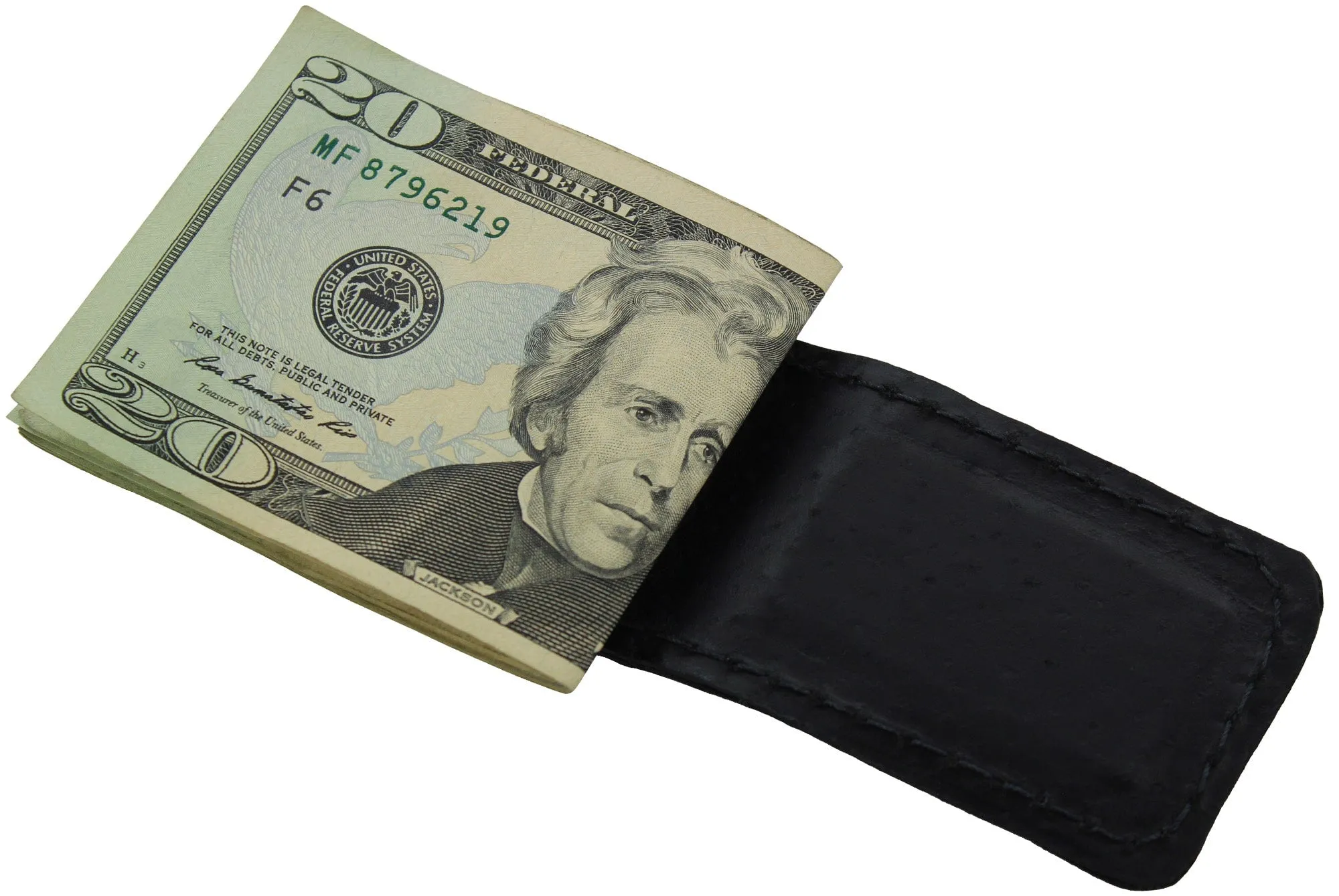 Rustic Brown Elephant Men's Magnetic Money Clip
