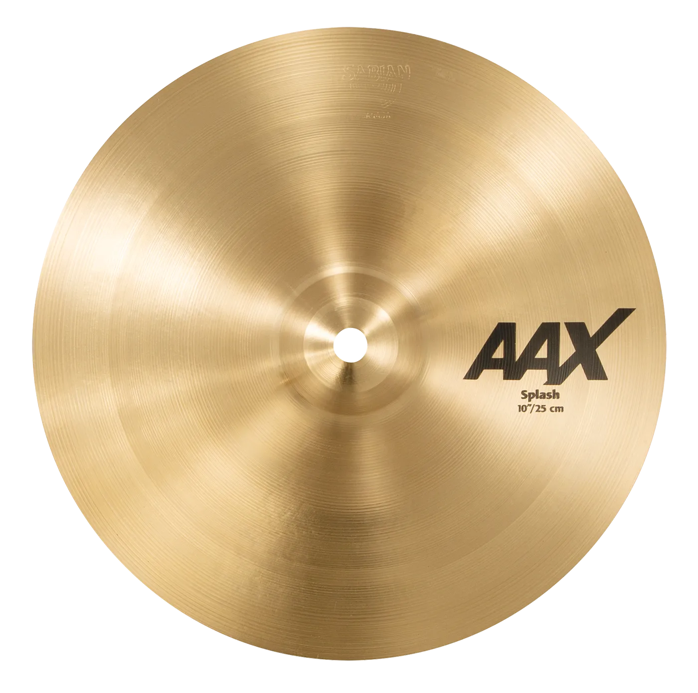 SABIAN 21005X 10" AAX Splash Cymbal Natural Made In Canada