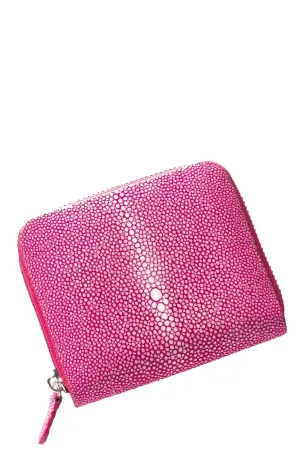 Sal Small Zip Wallet in Pink
