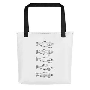 Salmon Series Tote Bag