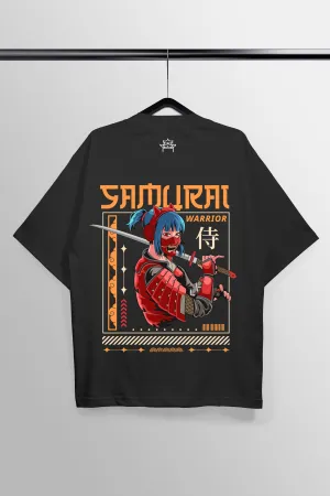 Samurai Black Oversized Tee