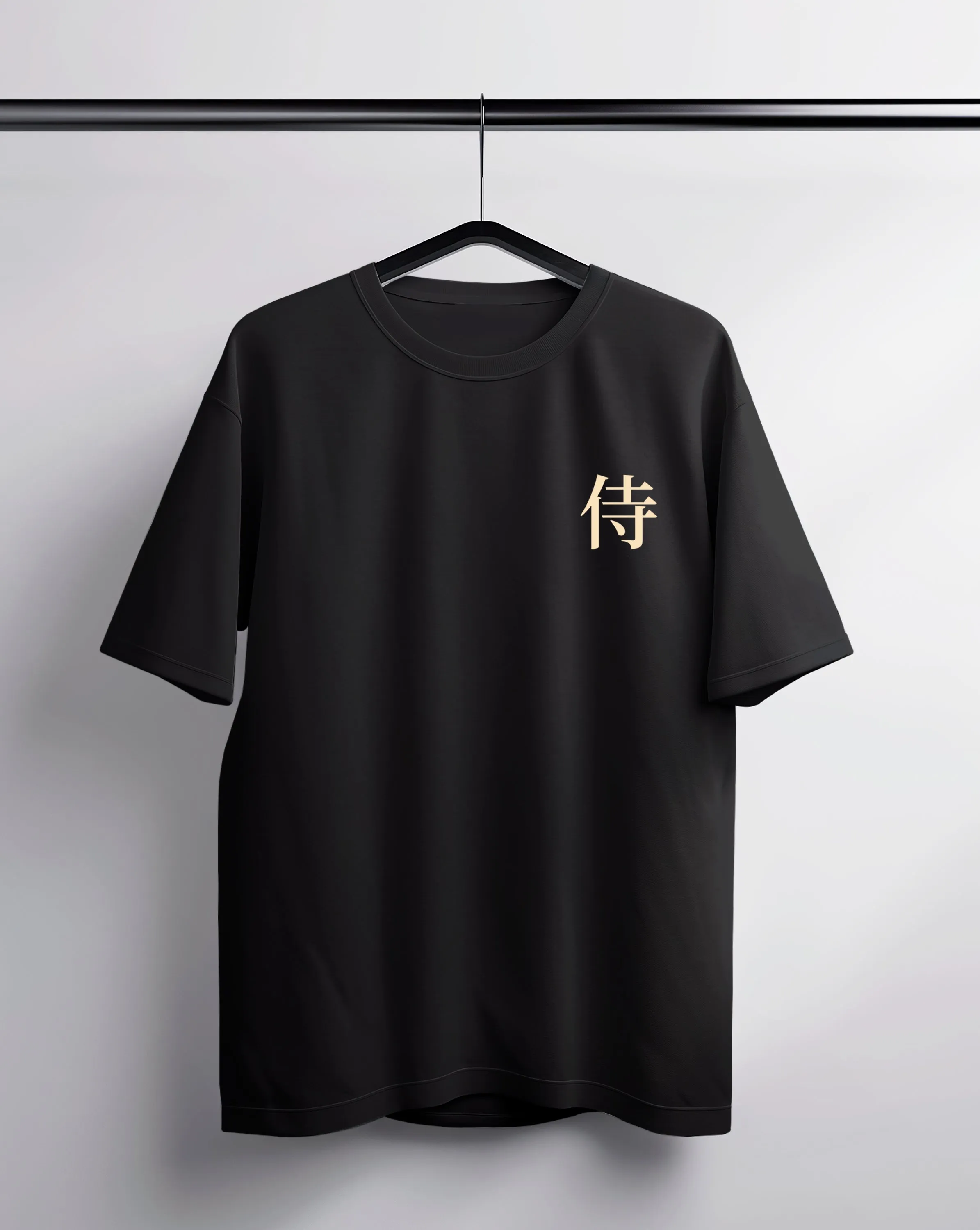 Samurai Black Oversized Tee