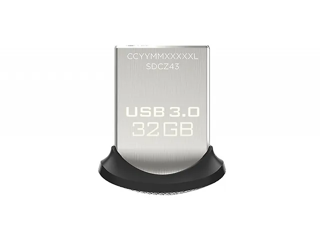 San Disk Ultra Fit Memoria Usb, 32 Gb, Usb 3.0, Negro,Sdcz43 032 G Gam46