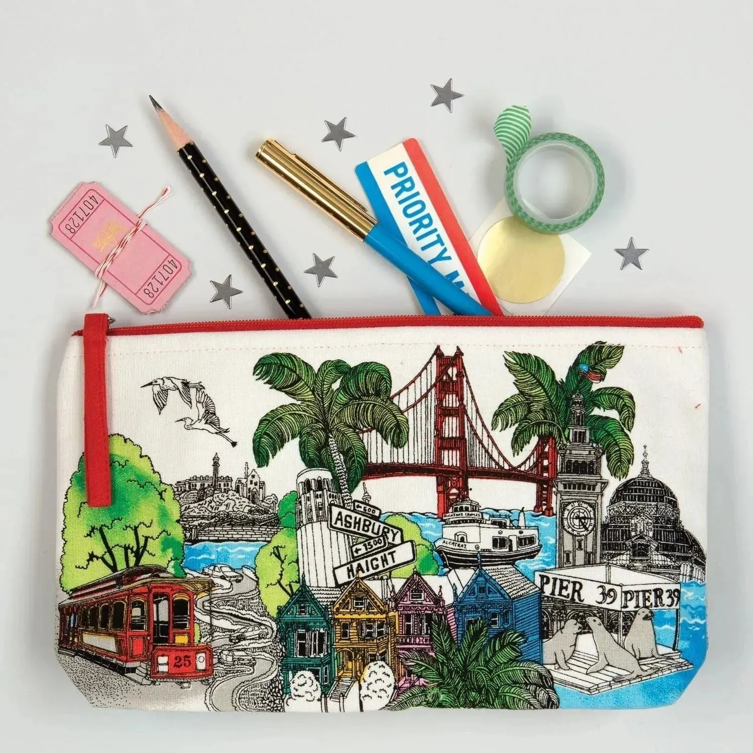 San Francisco Handmade Pouch