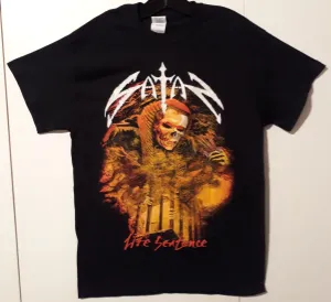SATAN - Life Sentence MALE T-SHIRT MEDIUM