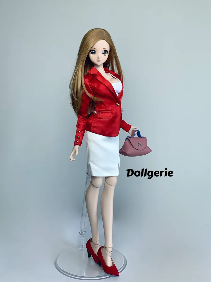 Satin Red Suit Blazer