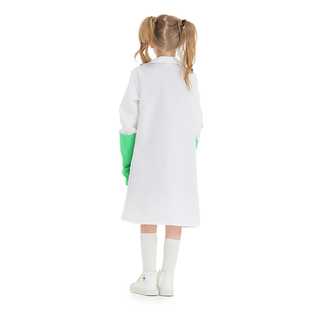Scientist Geek Children Cosplay Costume Outfits Halloween Carnival Suit For Kids