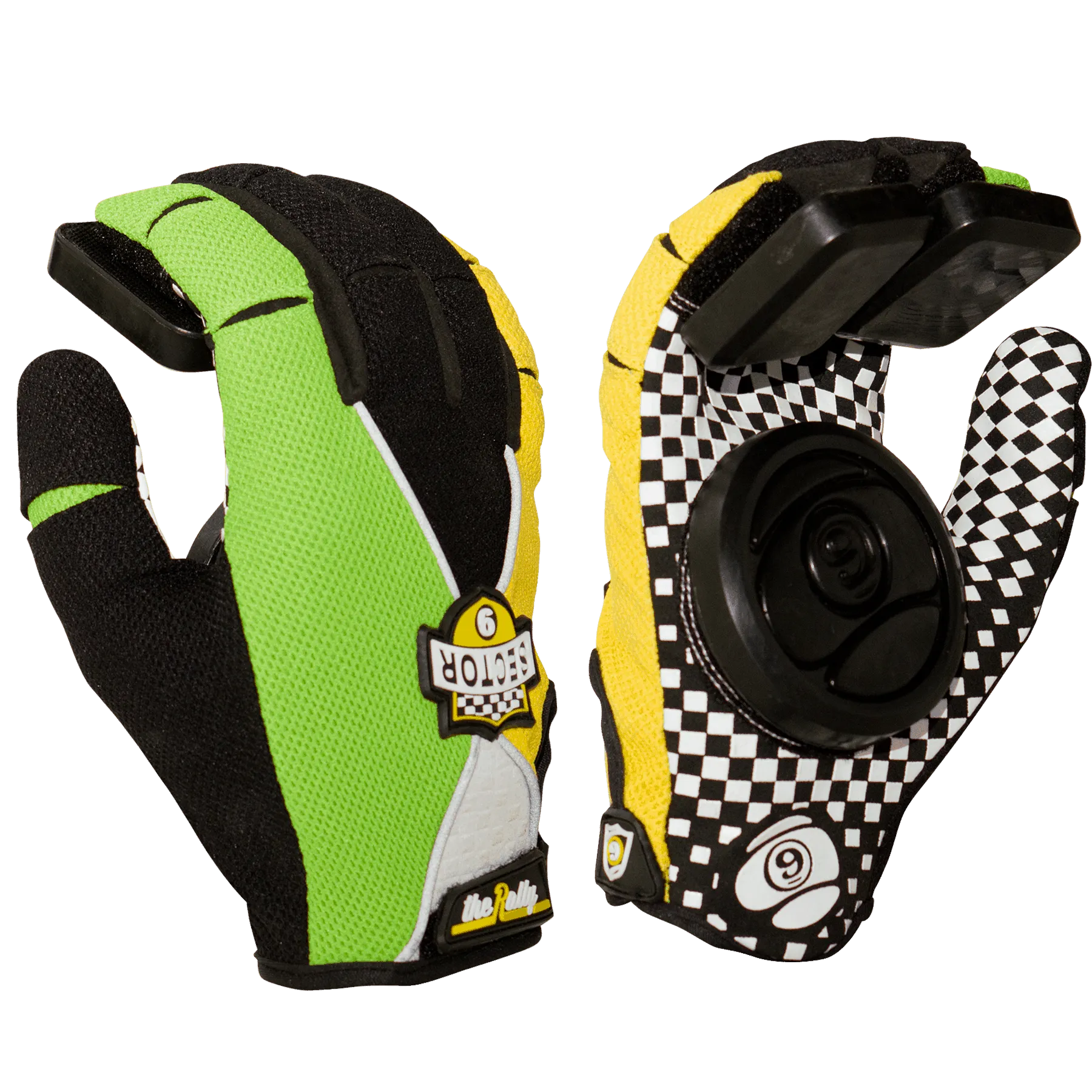 Sector 9 - RALLY YOUTH slide gloves (Green)