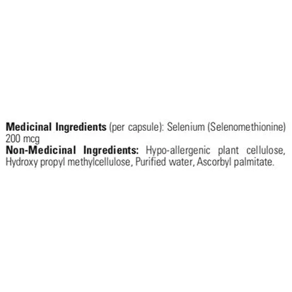 Selenium (selenomethionine) - 60 capsules