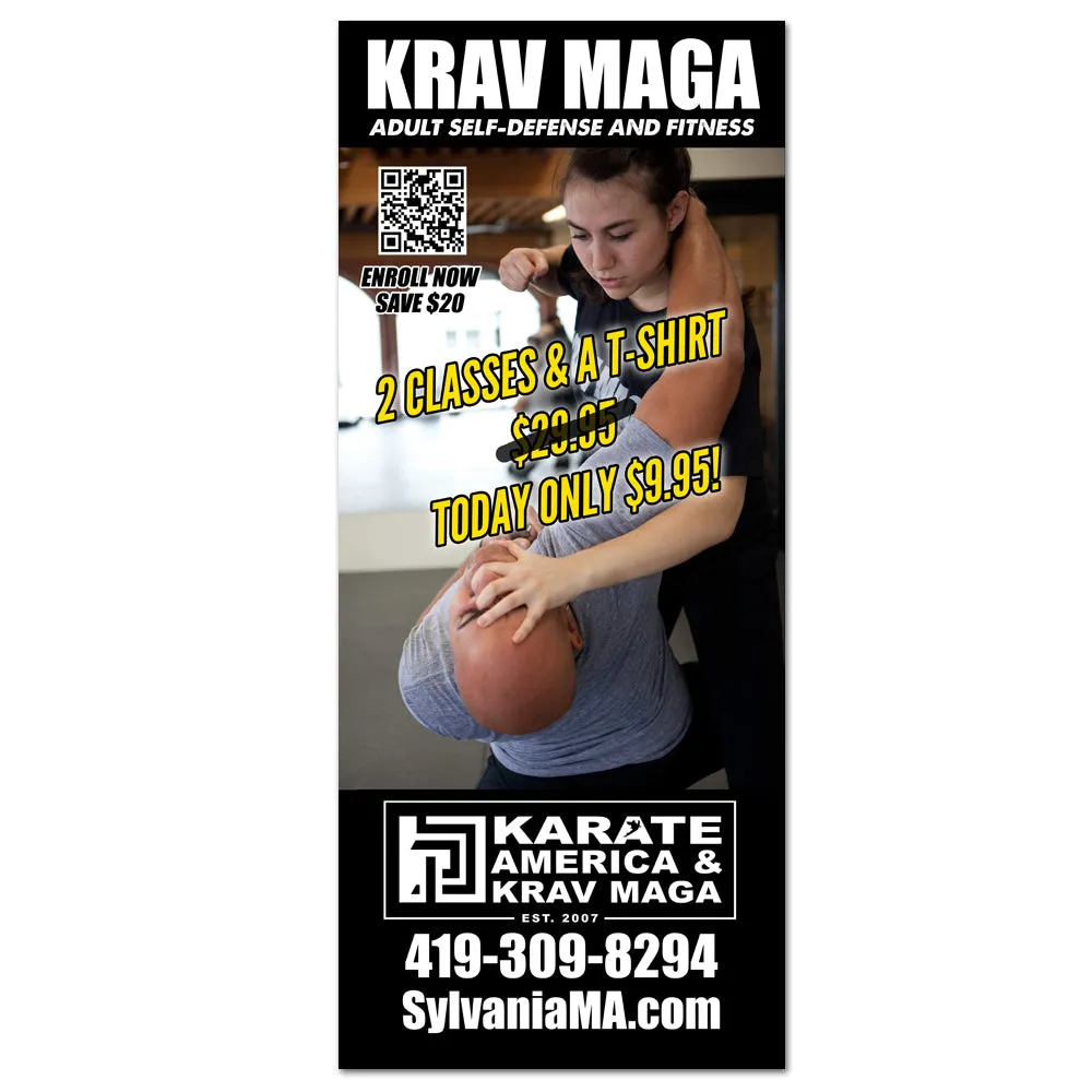 Self Defense Pop Up Banner