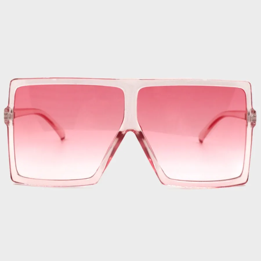 Sexy Street Gradual Change Leopard Patchwork Sunglasses