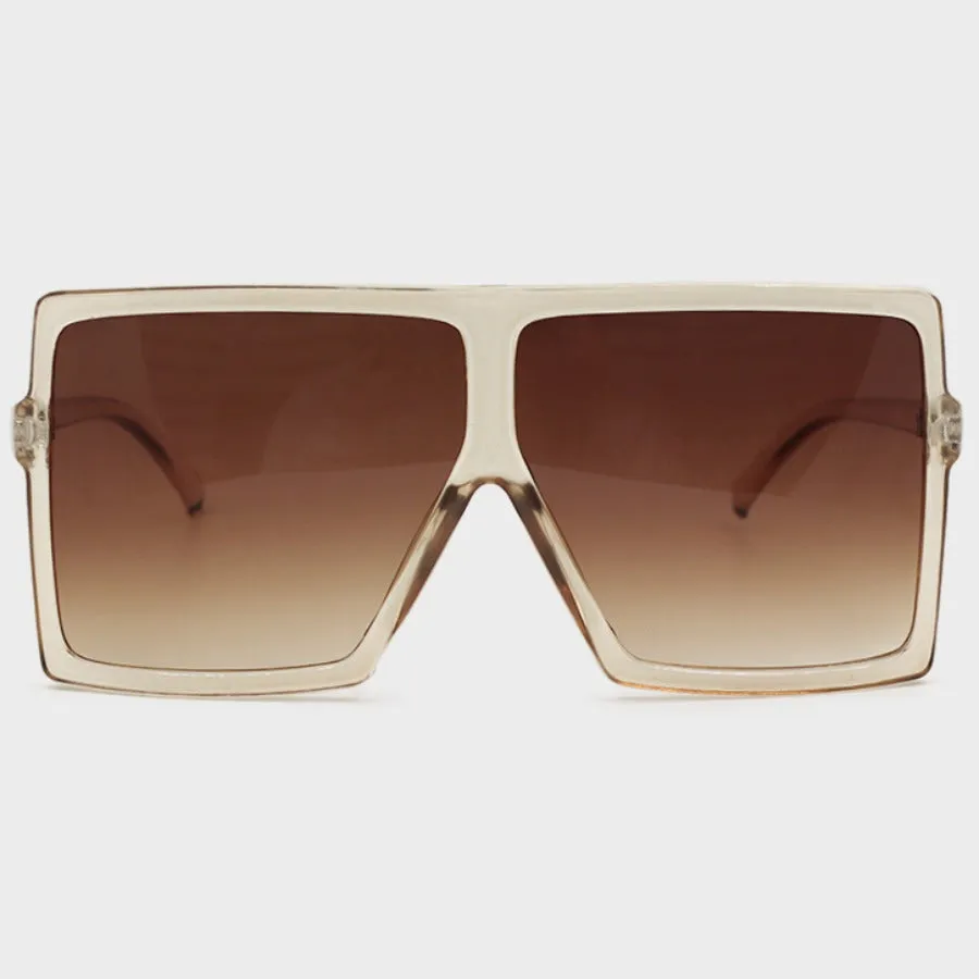 Sexy Street Gradual Change Leopard Patchwork Sunglasses