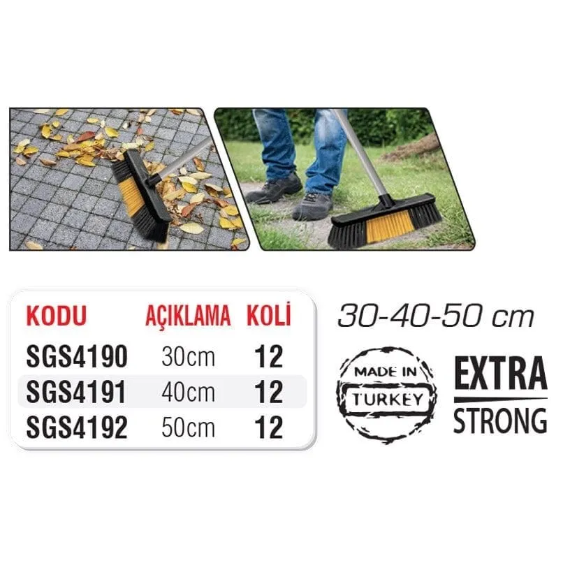 SGS Plastic Street Bush Brush - 40cm & 50cm