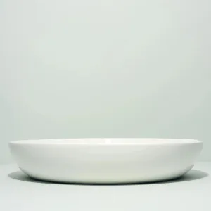Shallow Serving Bowl - White