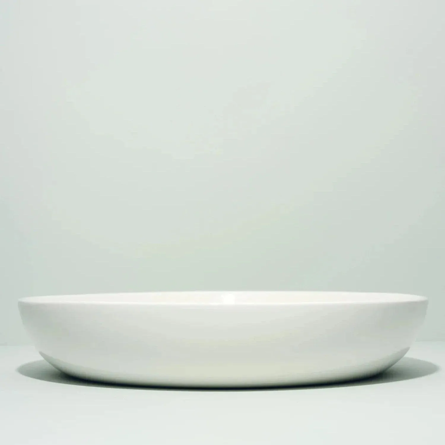 Shallow Serving Bowl - White