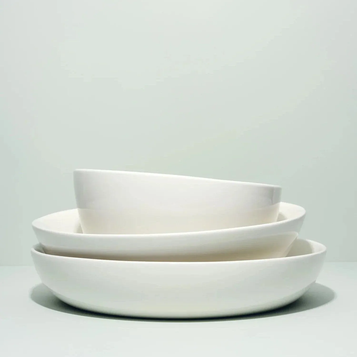 Shallow Serving Bowl - White