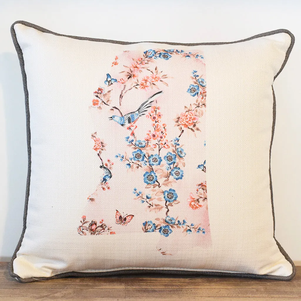 Shangrila Mississippi Square Pillow with Backing