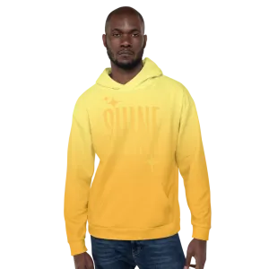 Shine Ghost Text Unisex Adult Hoodie