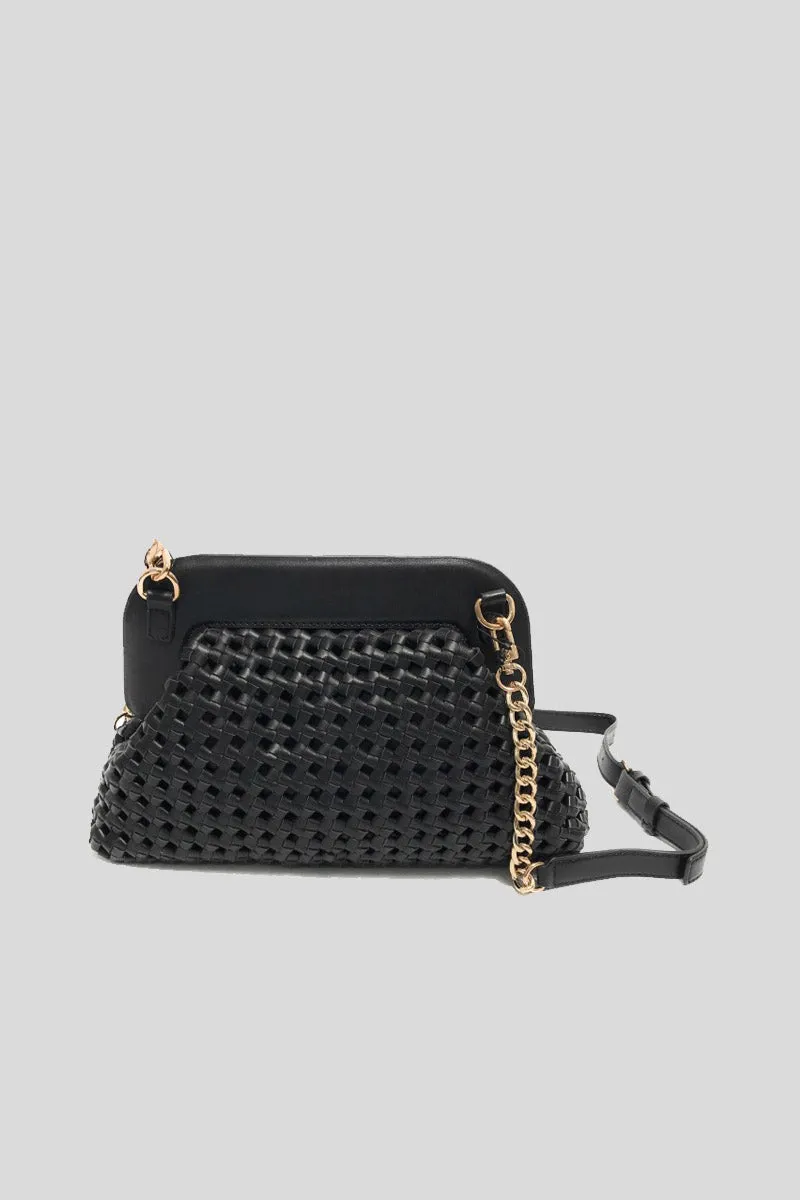 Sicilia Frame Clutch - Black