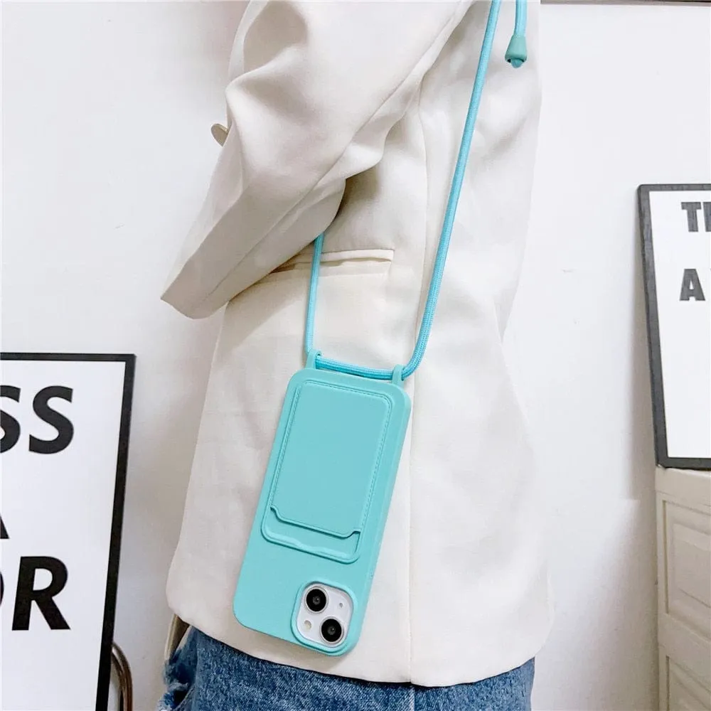 Silicone Crossbody Phone Case