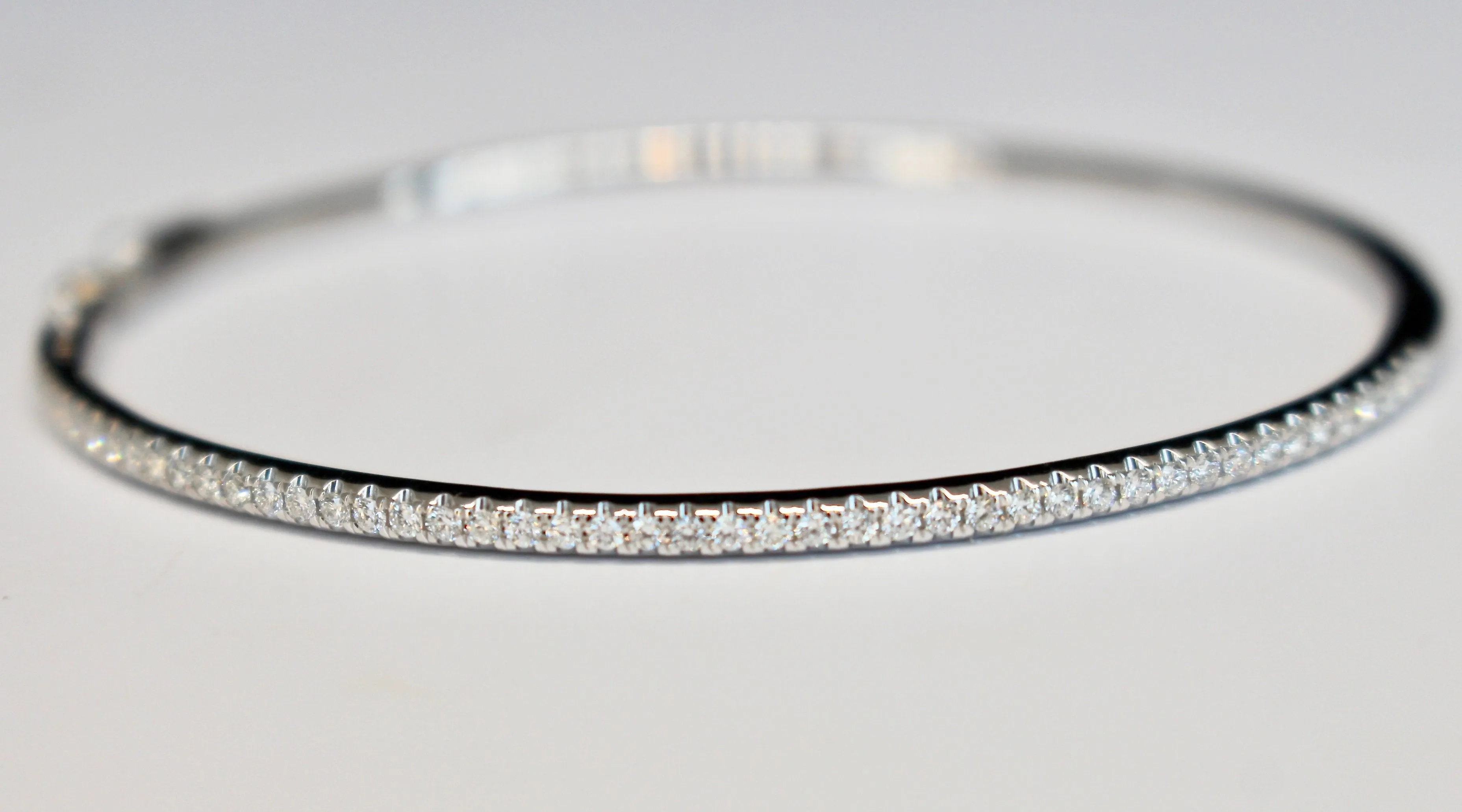 Slim Diamond Bangle