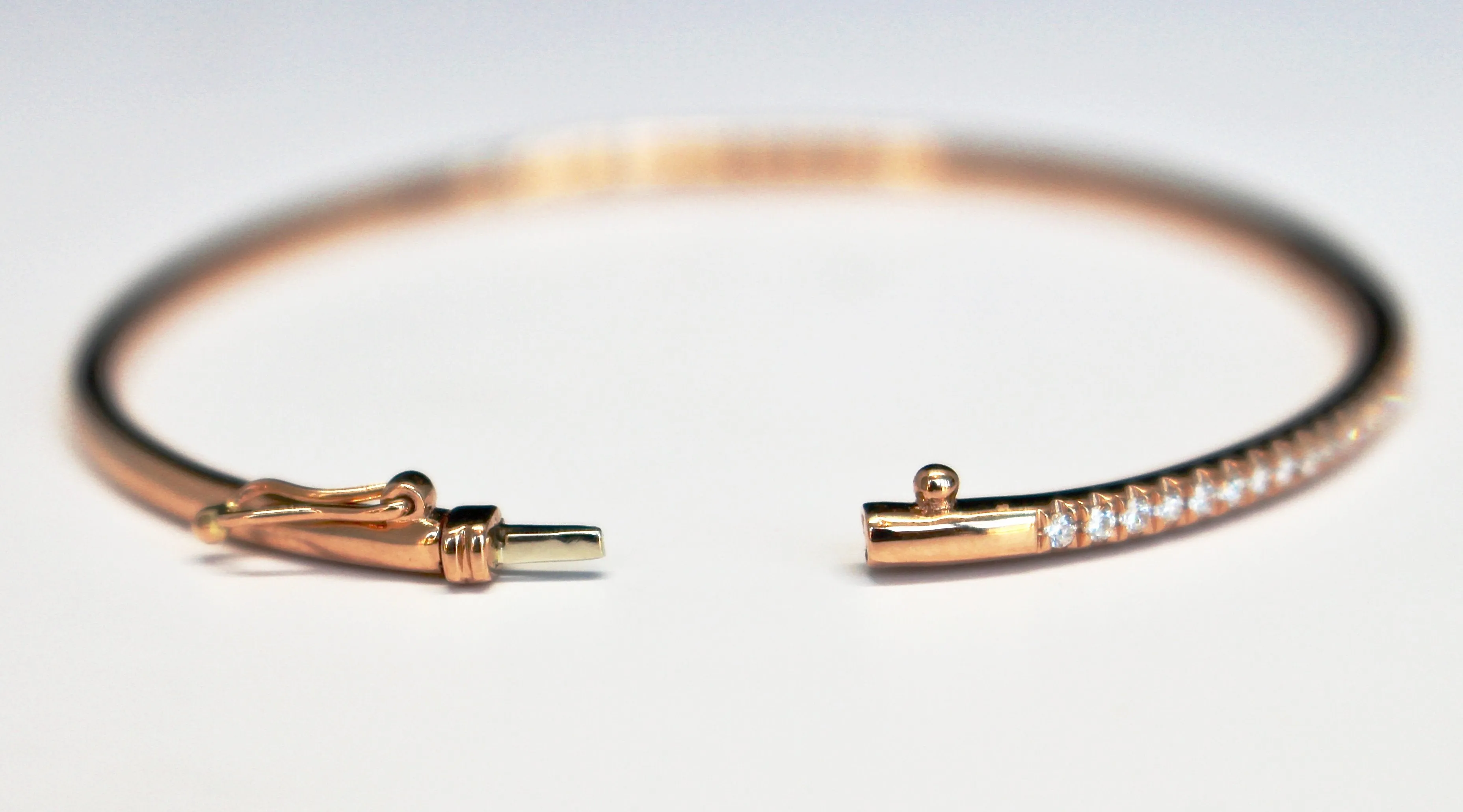 Slim Diamond Bangle