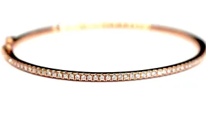 Slim Diamond Bangle