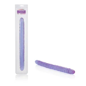 Slim Jim Duo 17 Inches Veined Super Slim Dong - Purple