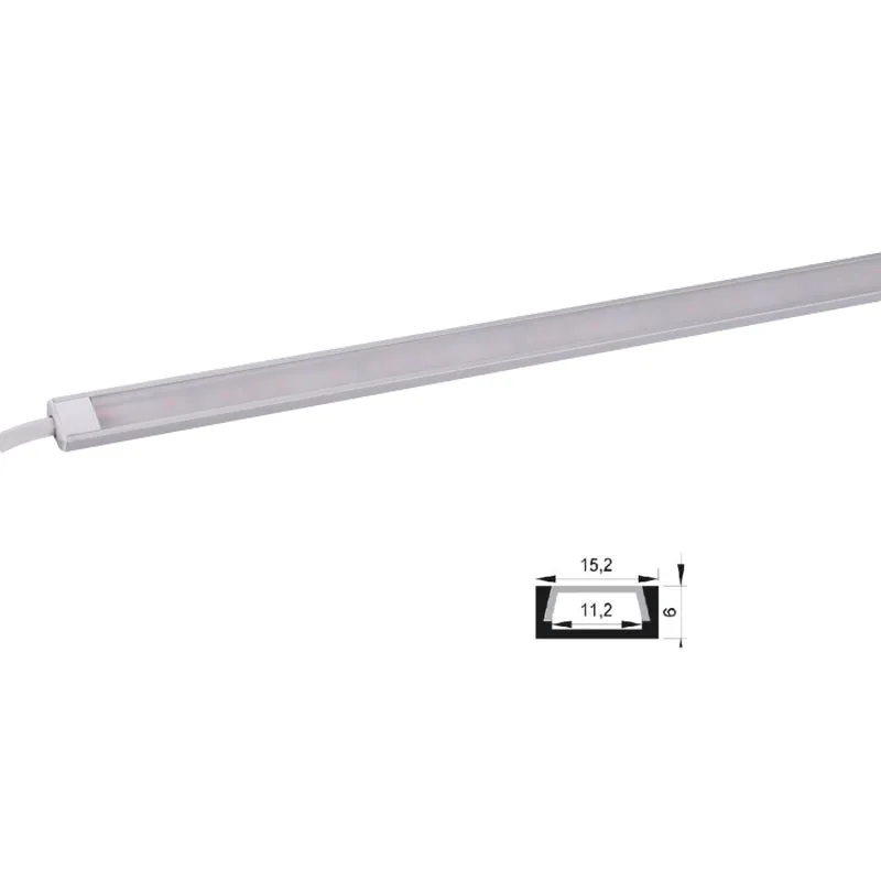 Slim LED Aluminum Channel 15X6mm 1-3meter