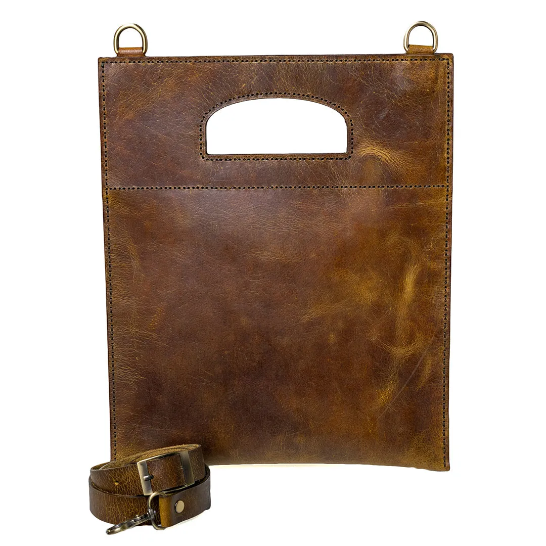 Slim Ochre Cross-Bag