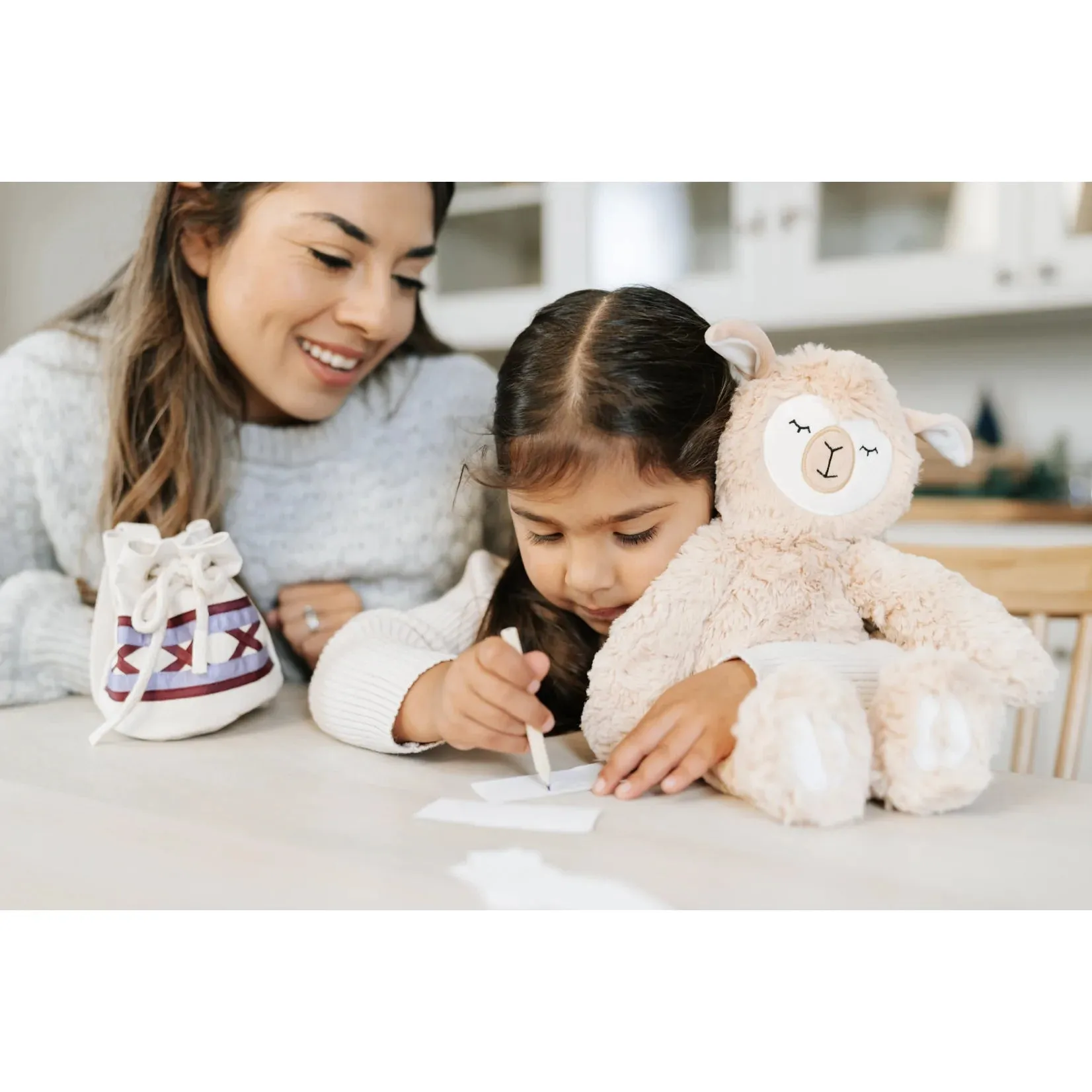 Slumberkins Limited Edition Honey Alpaca Kin Gift Set - Stress Relief