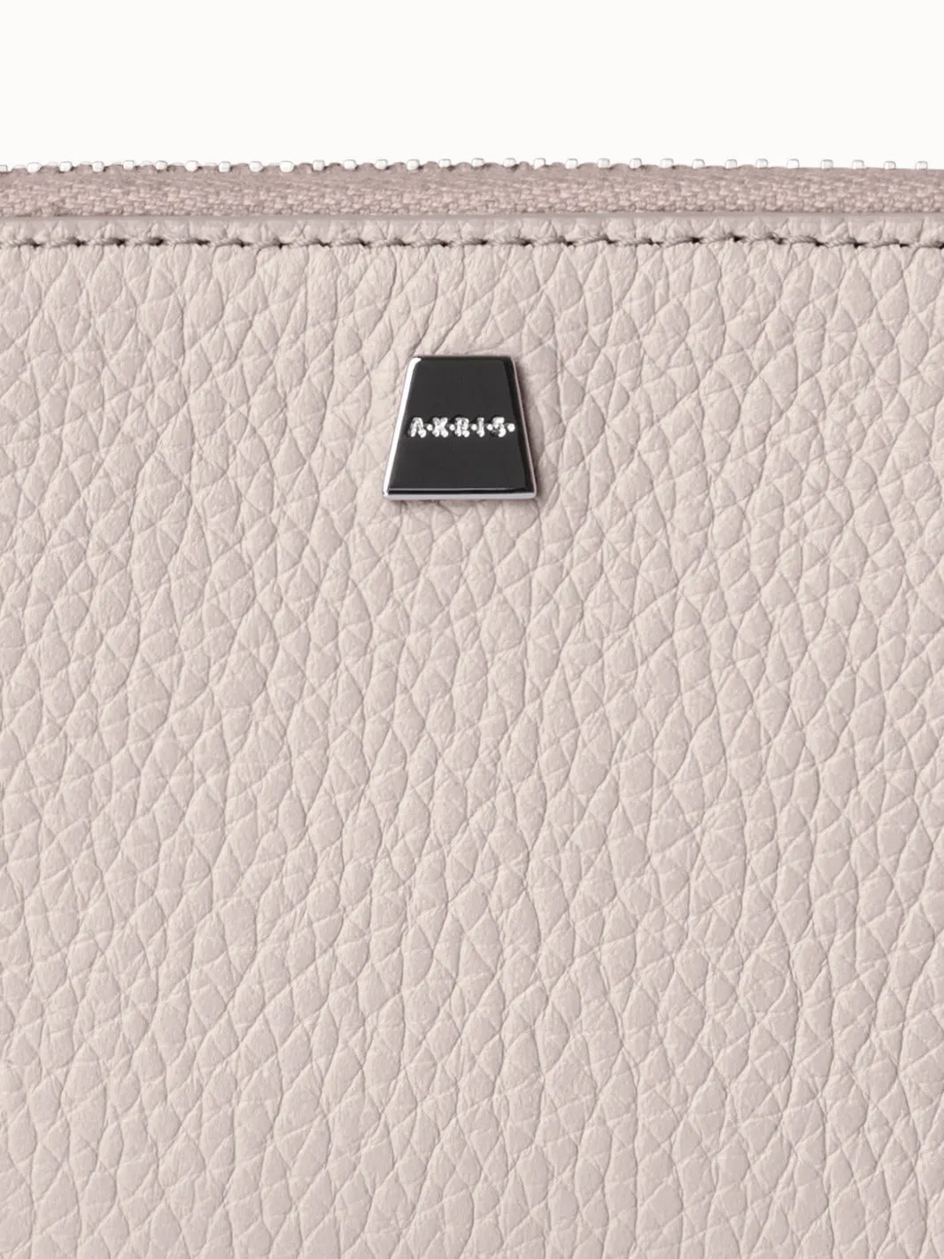 Small Zip Around Wallet in Leather